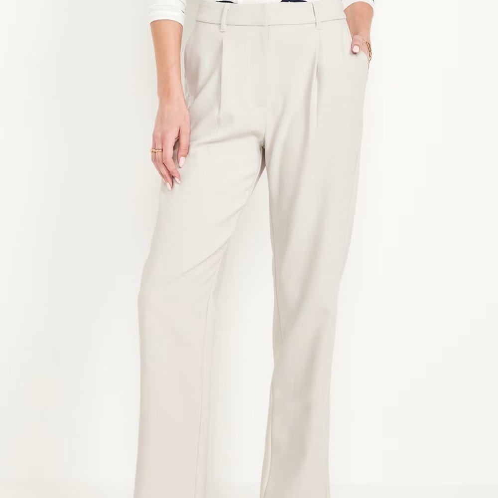 NWT Extra High-Waisted Taylor Straight Trousers XLT
